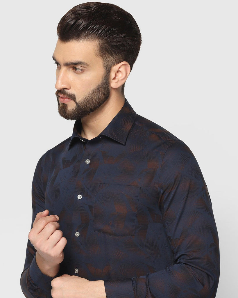 Formal Navy Printed Shirt - Morley