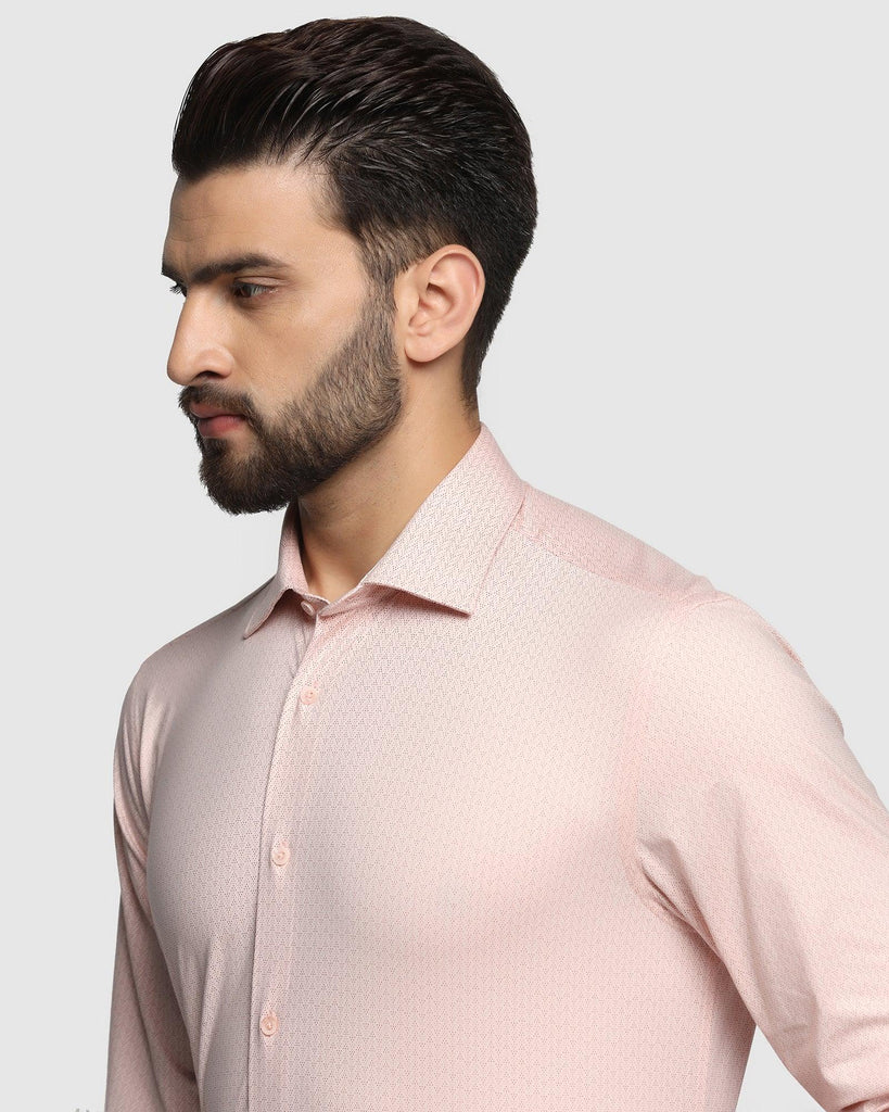 Formal Pink Printed Shirt - Hugo