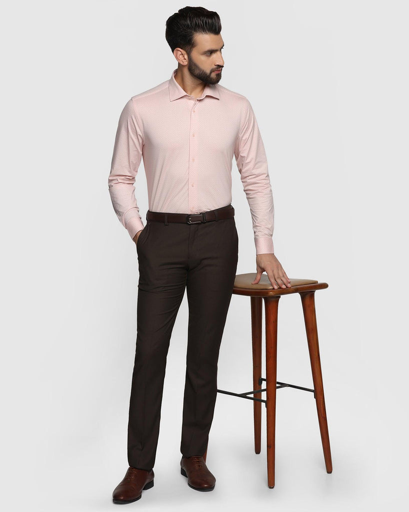 Formal Pink Printed Shirt - Hugo