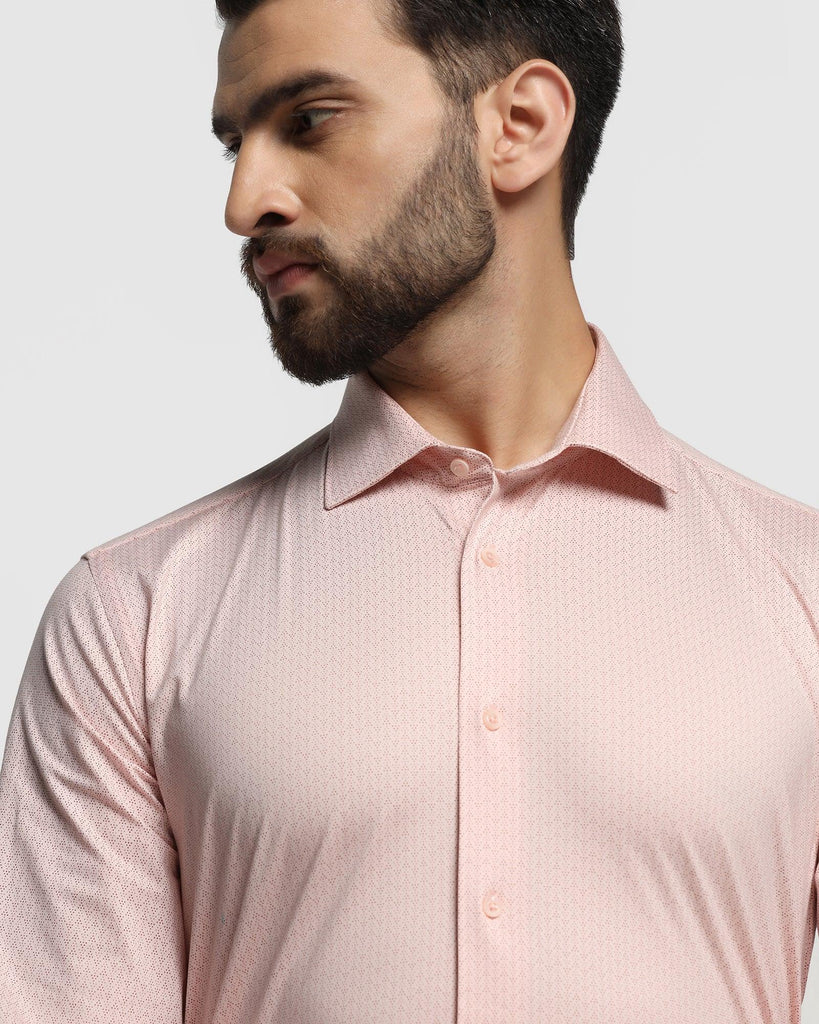 Formal Pink Printed Shirt - Hugo