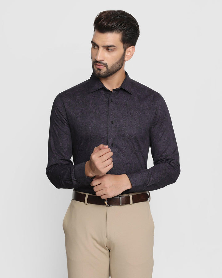 Formal Purple Printed Shirt - Lang