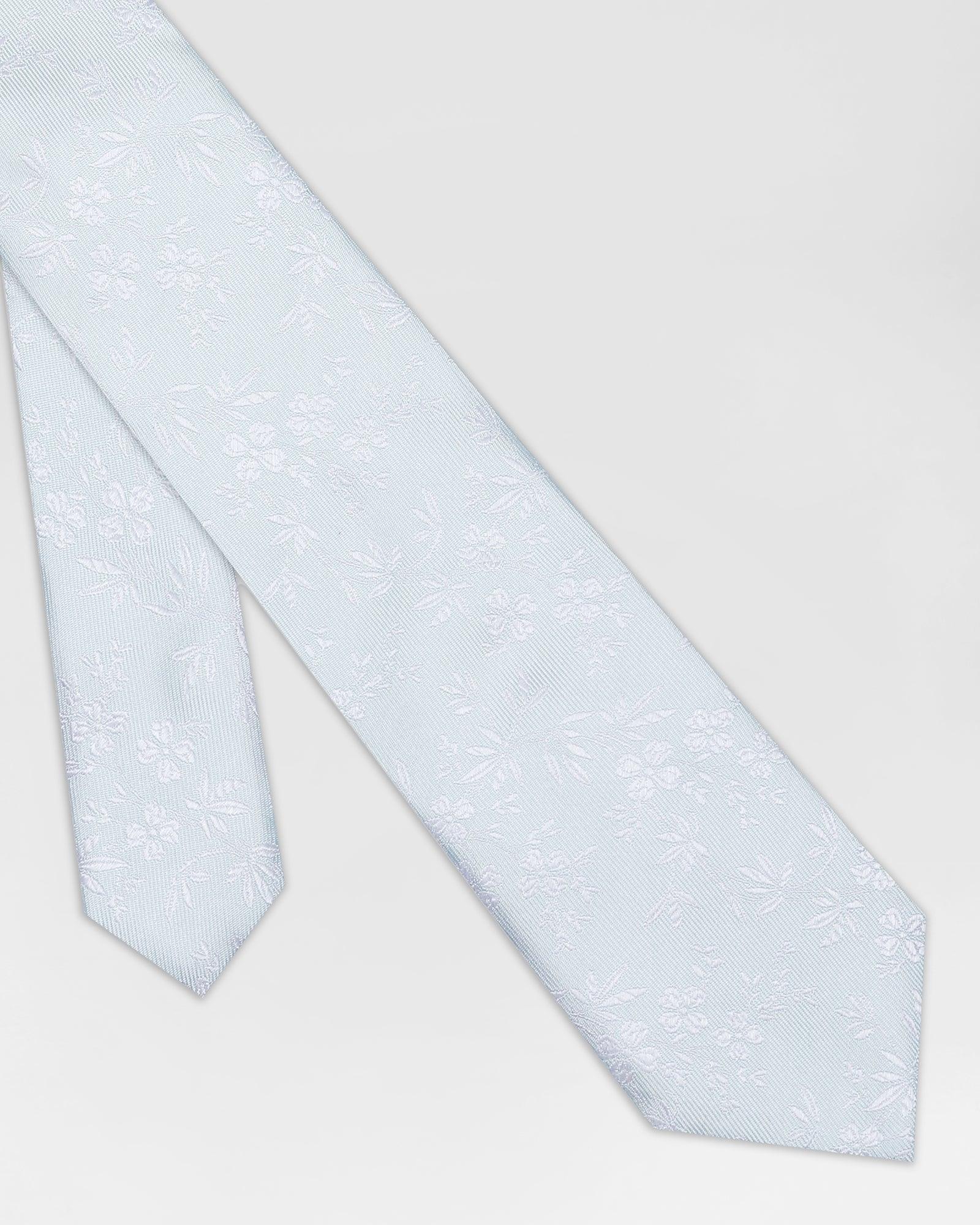 Silk Mint Printed Tie - Ribaldo