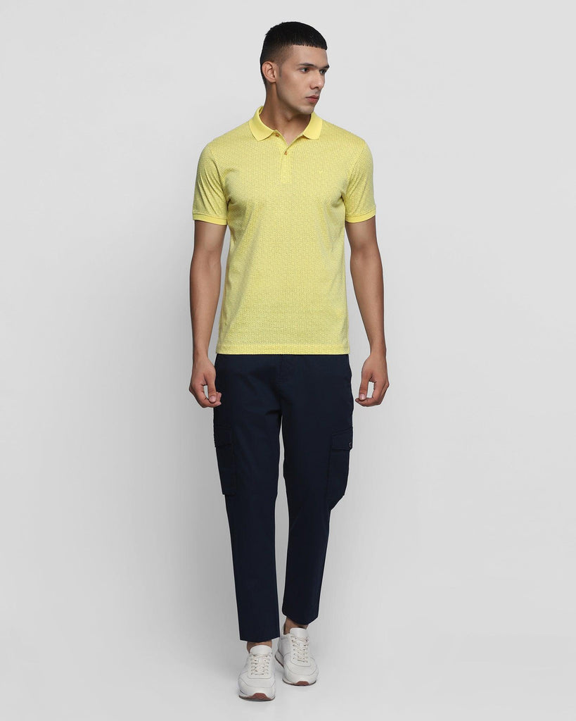 Polo Bright Yellow Printed T-Shirt - Melvin