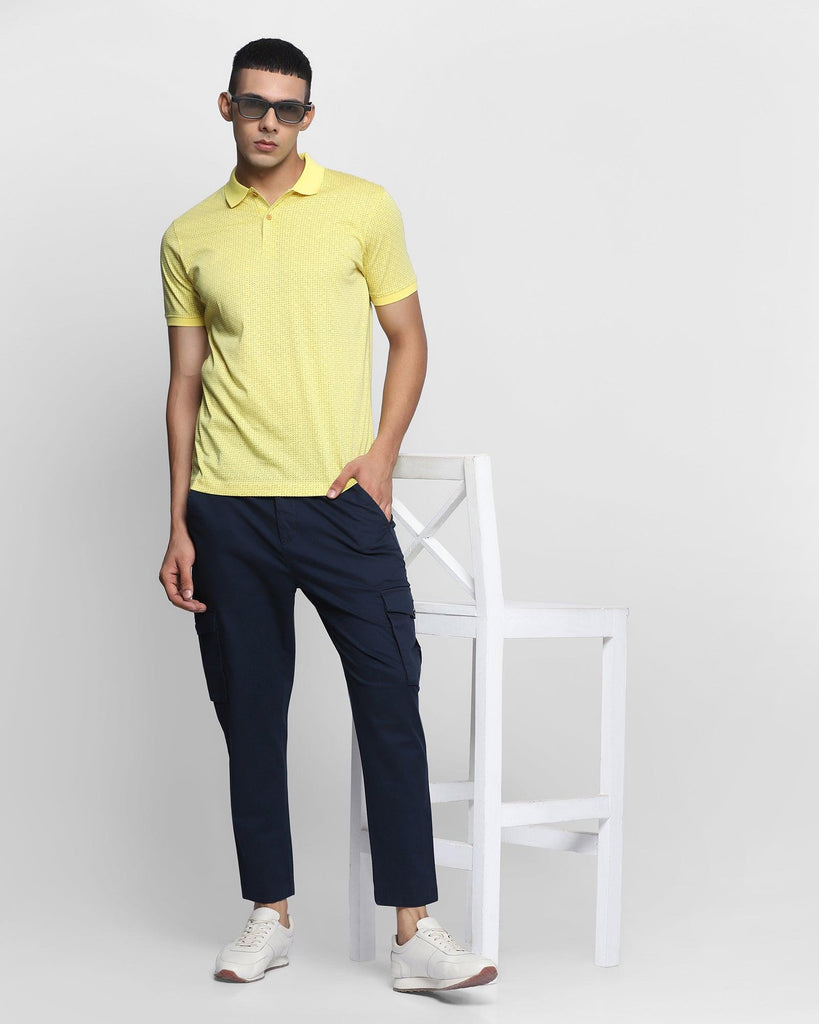 Polo Bright Yellow Printed T-Shirt - Melvin