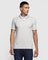 Polo Grey Melange Printed T Shirt - Flow
