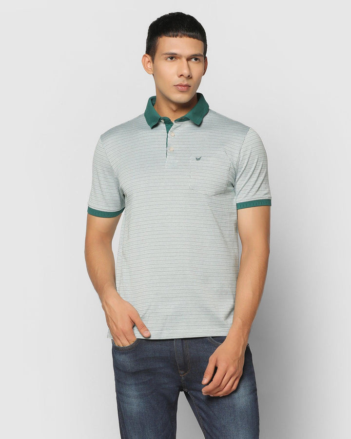 Polo Hushed Green Printed T-Shirt - Vision