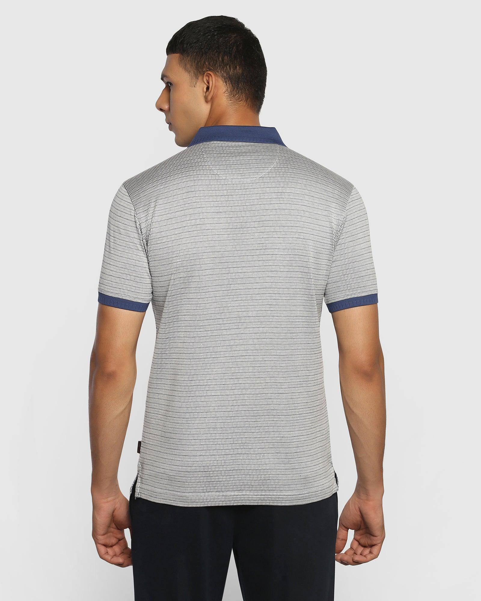 Polo Indigo Printed T Shirt - Vision