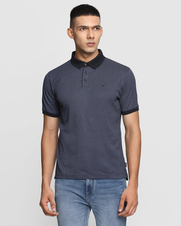 Polo Ink Blue Printed T-Shirt - Owen