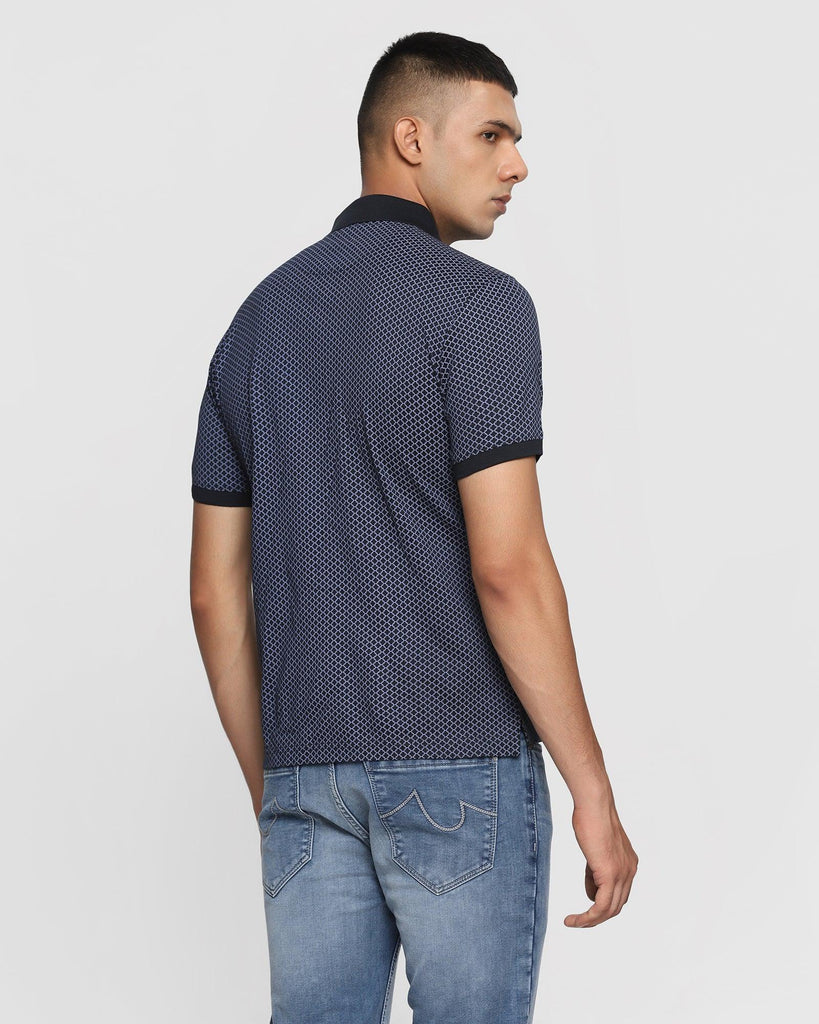 Polo Ink Blue Printed T-Shirt - Owen