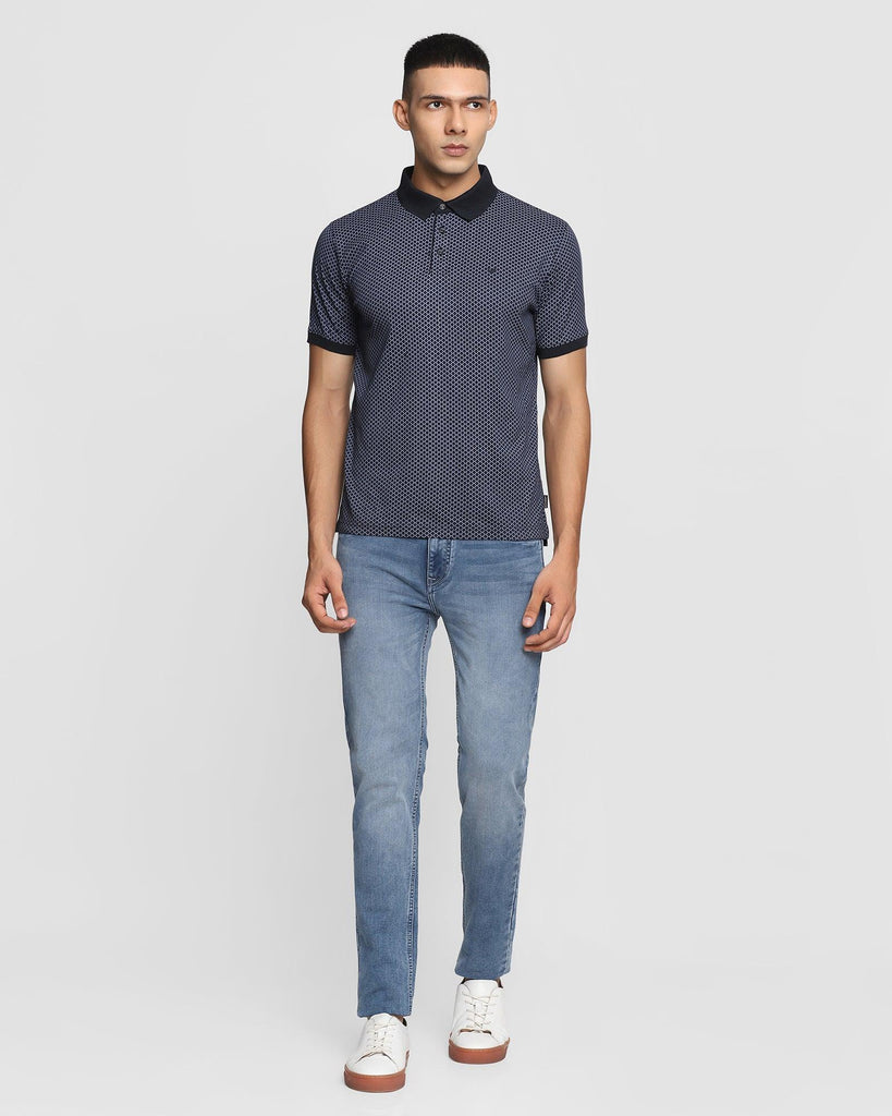 Polo Ink Blue Printed T-Shirt - Owen