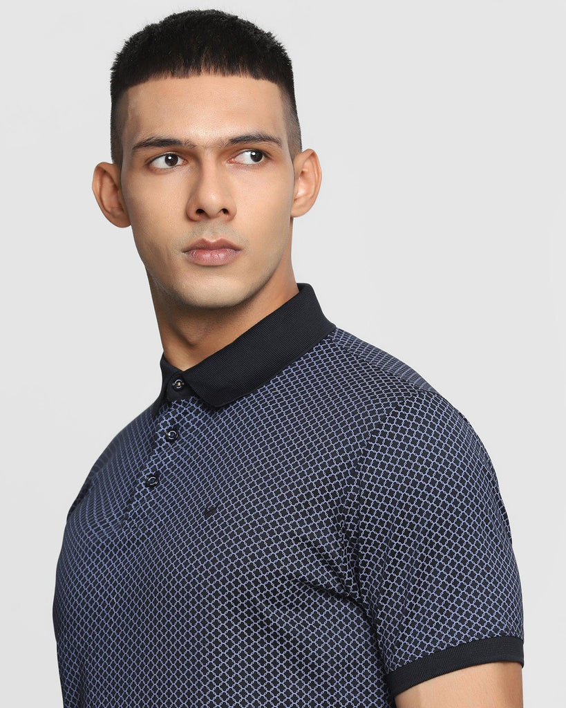 Polo Ink Blue Printed T-Shirt - Owen