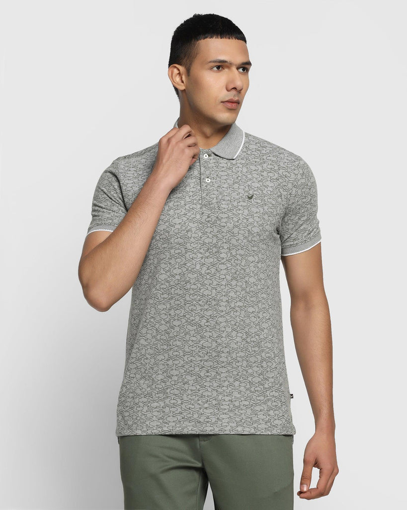 Polo Olive Printed T-Shirt - Gemini