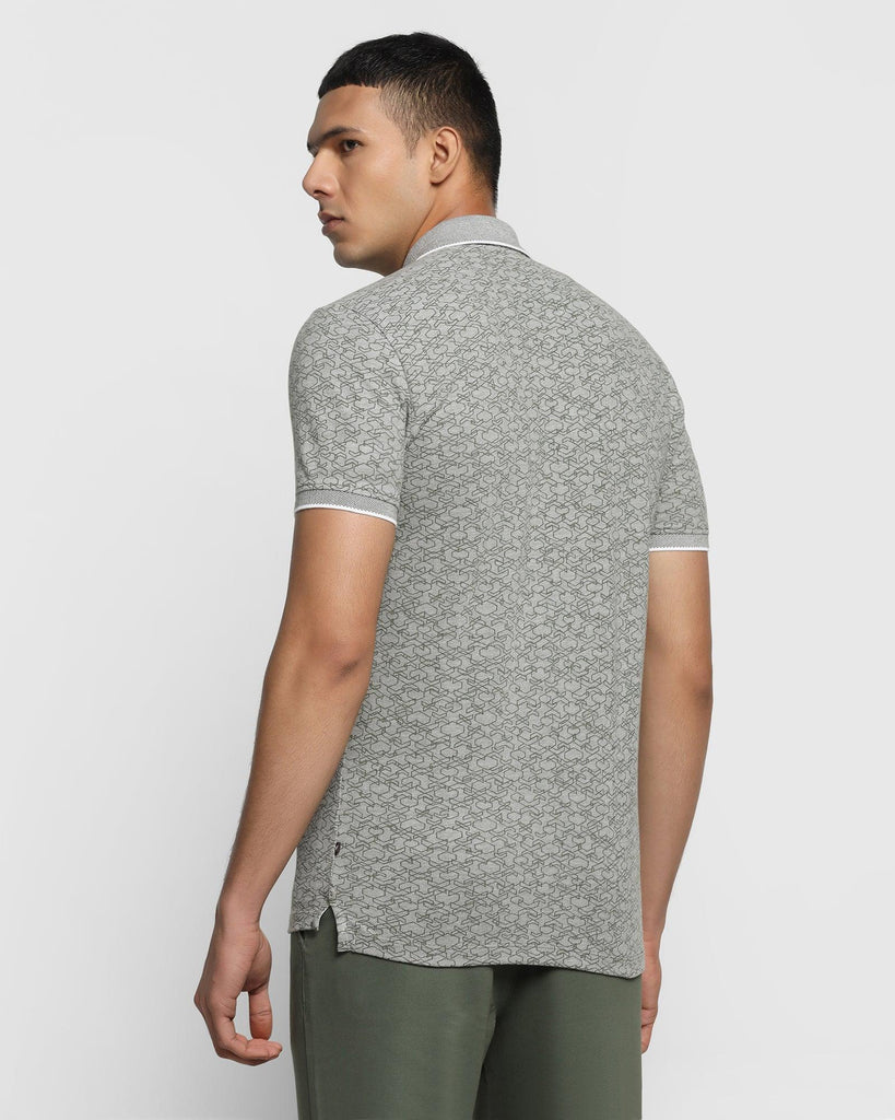 Polo Olive Printed T-Shirt - Gemini