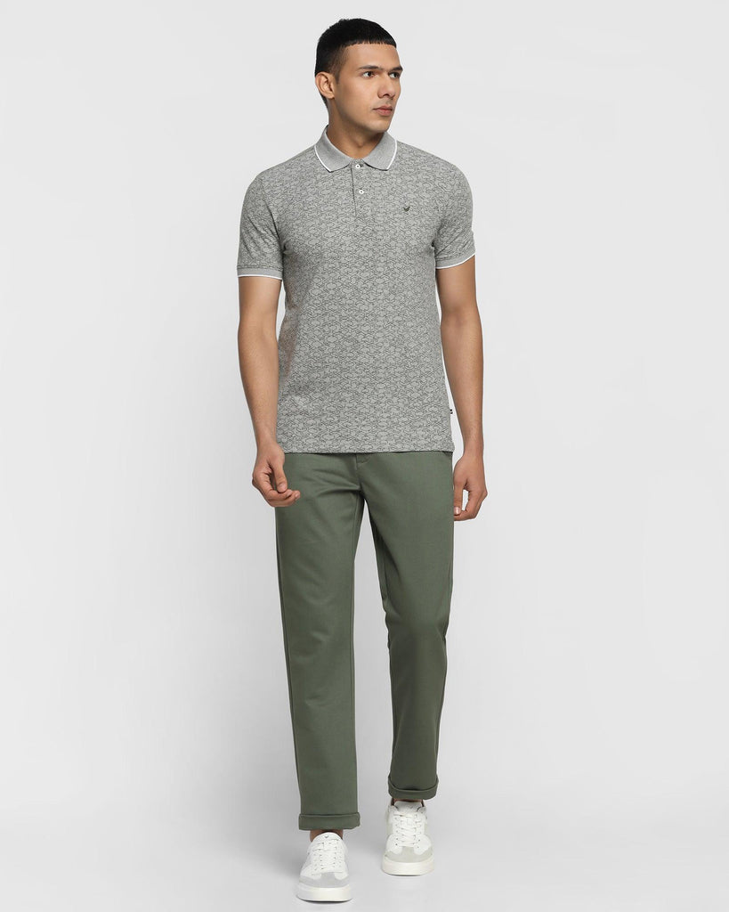 Polo Olive Printed T-Shirt - Gemini