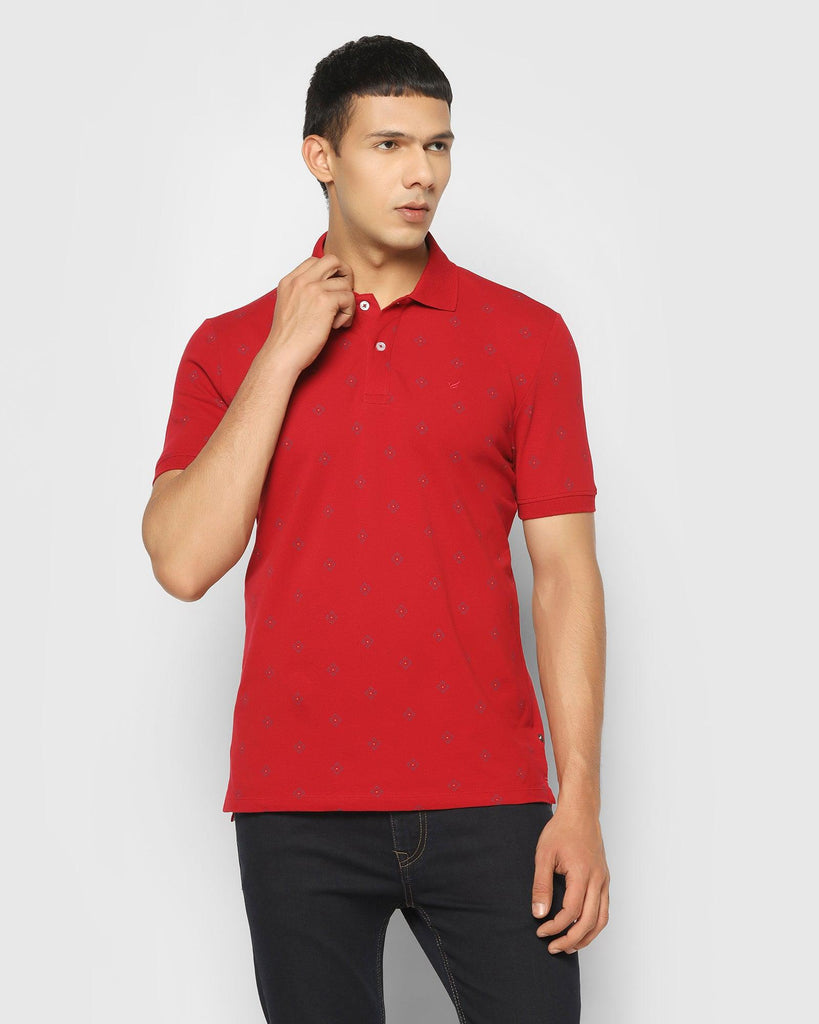 Polo Red Printed T-Shirt - Jervin