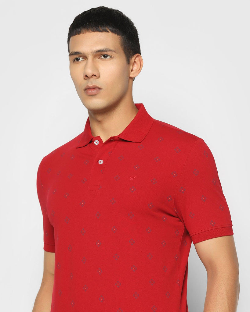 Polo Red Printed T-Shirt - Jervin