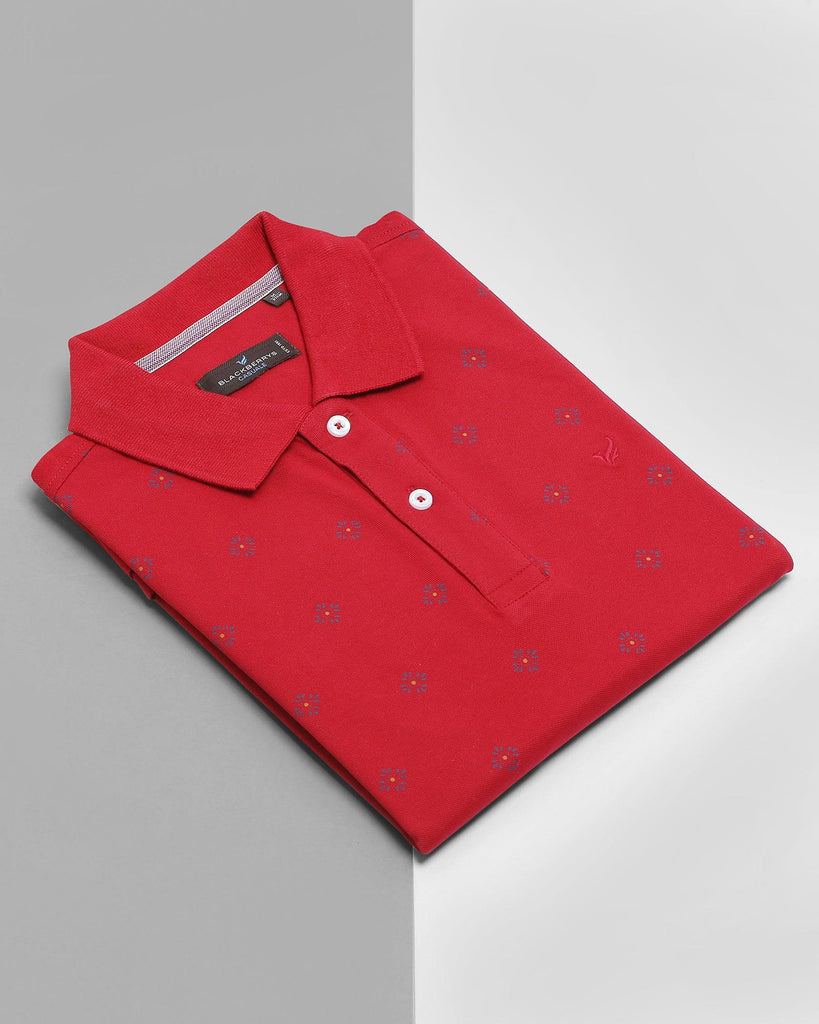 Polo Red Printed T-Shirt - Jervin