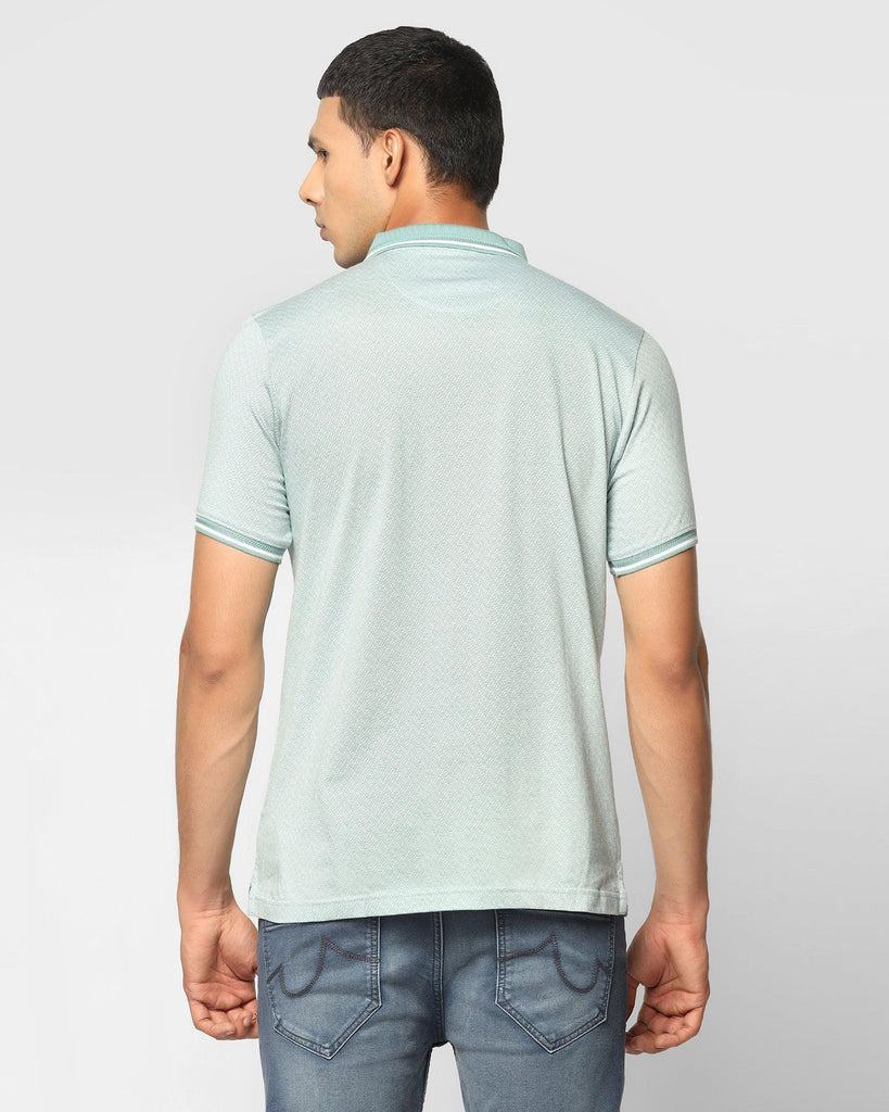 Polo Sea Green Printed T-Shirt - Kastra