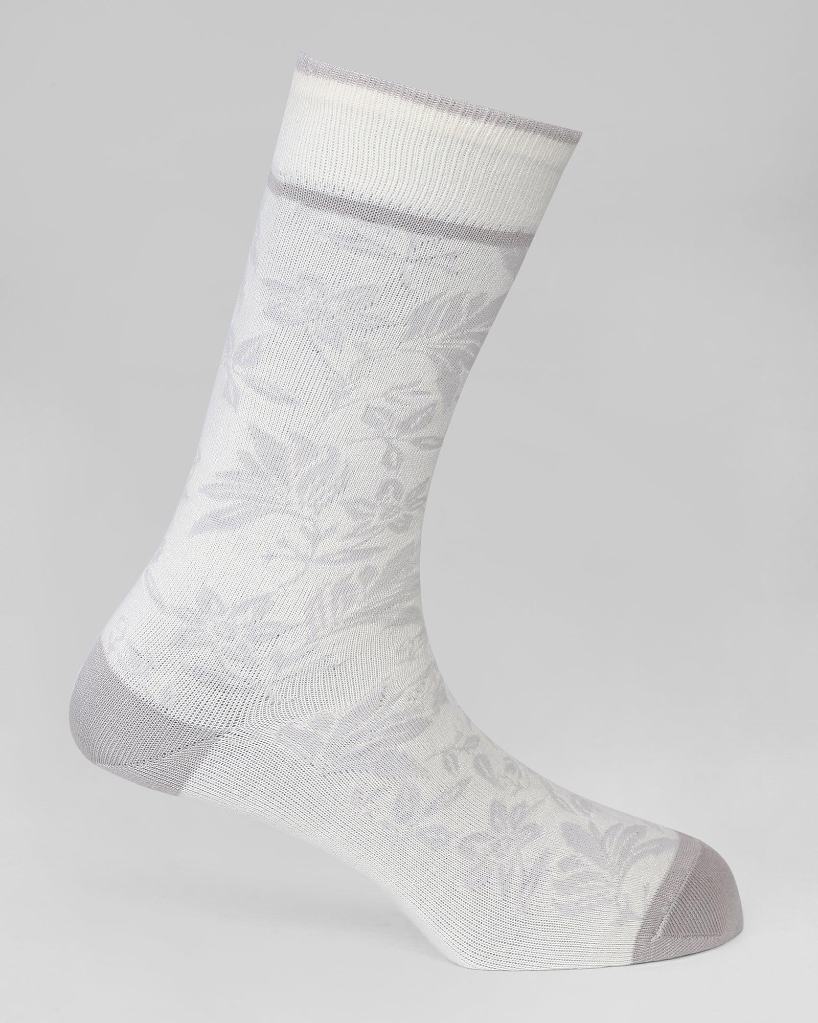 Cotton Acru Printed Socks - Oman