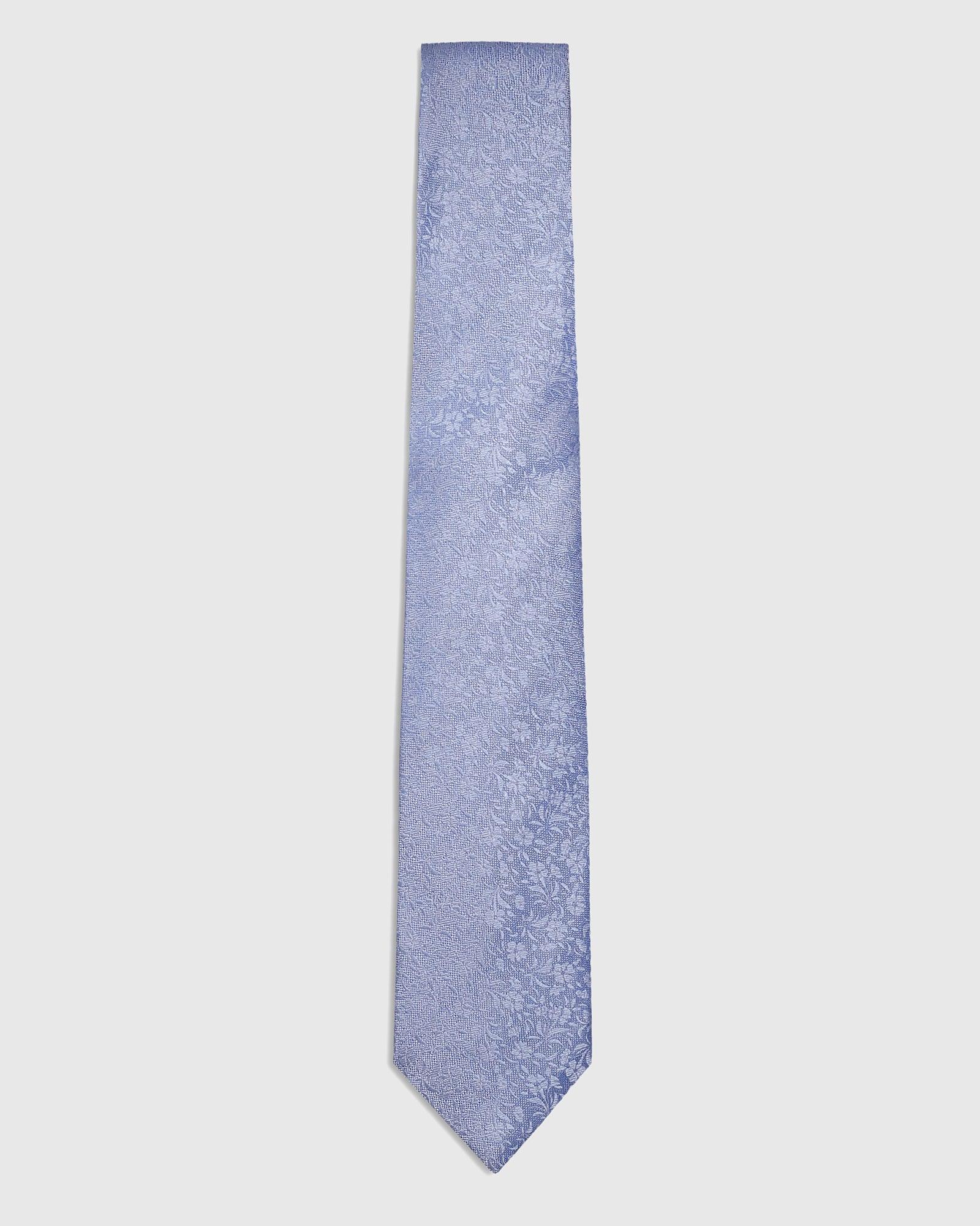 Silk Air Blue Printed Tie - Santo