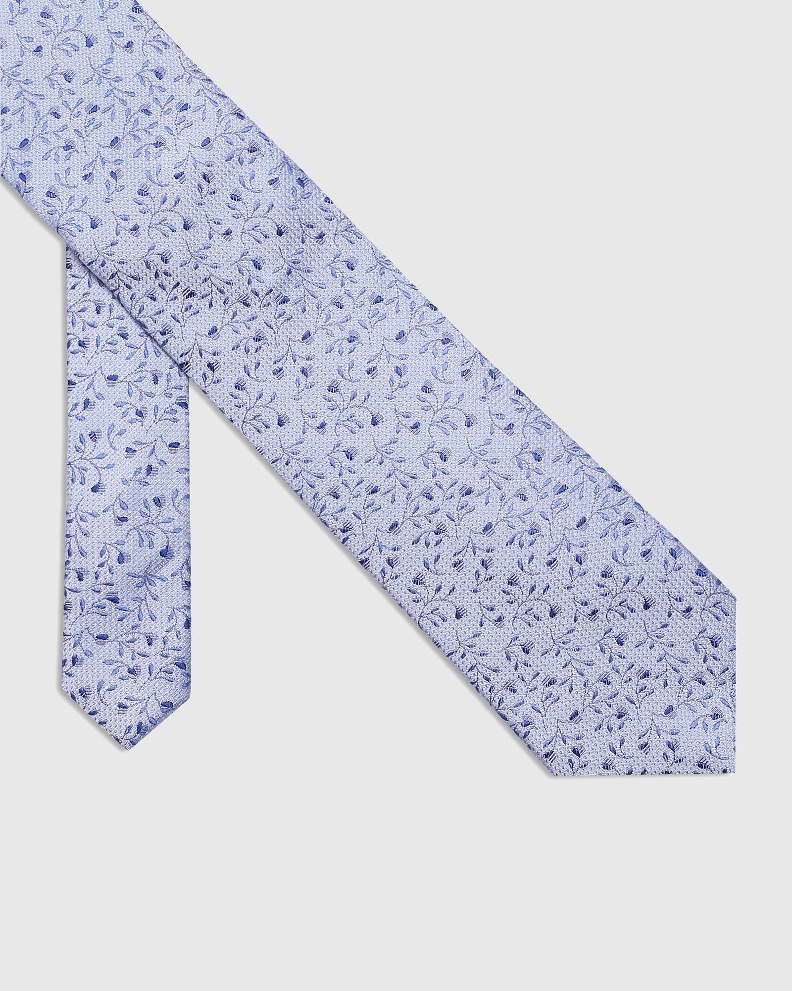 Silk Air Blue Printed Tie - Sayan