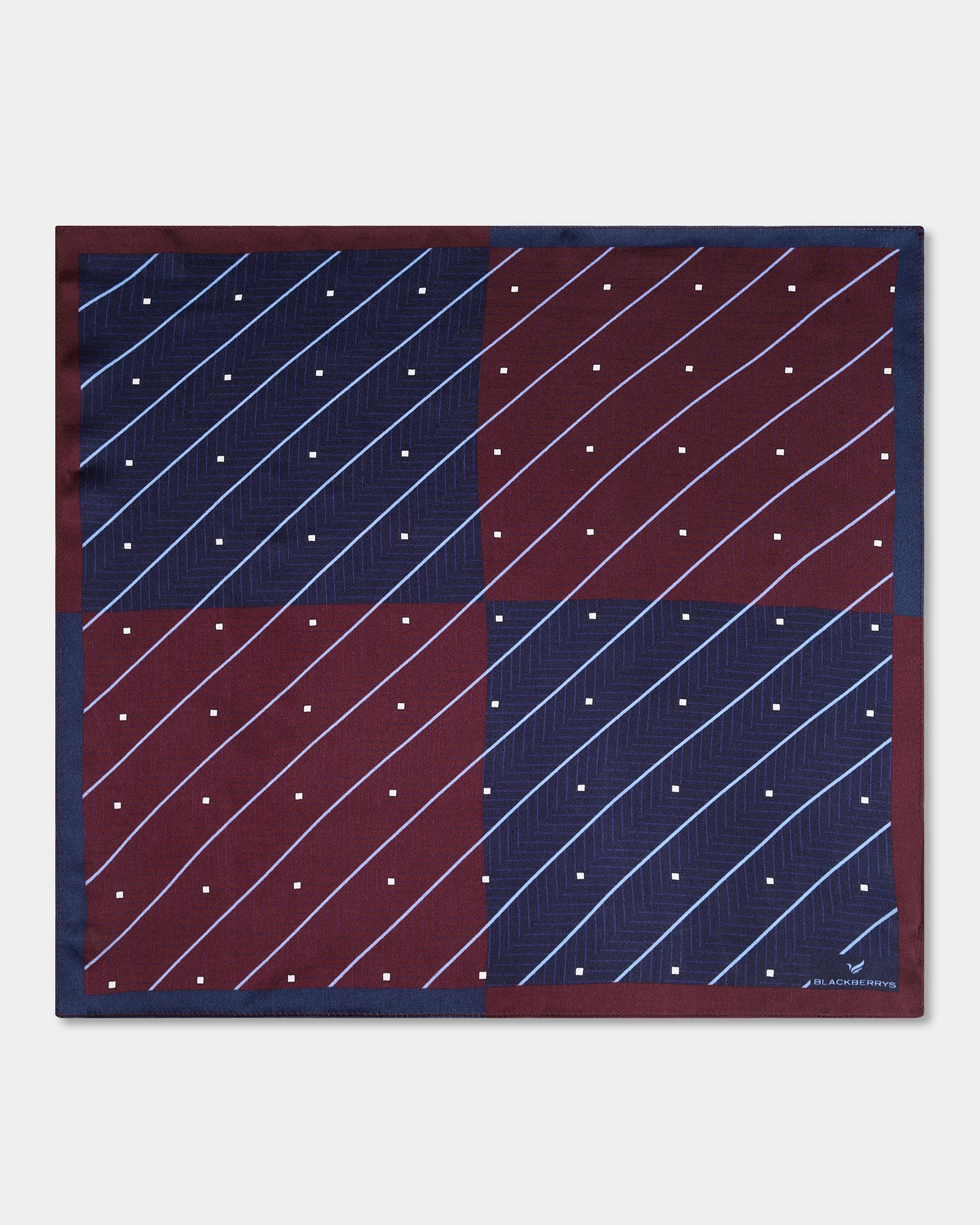 Accessories Regular Fit 4 Ways Print Pocket Square
