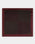 Brown Tan Printed 100% Silk Pocket Square - Bino