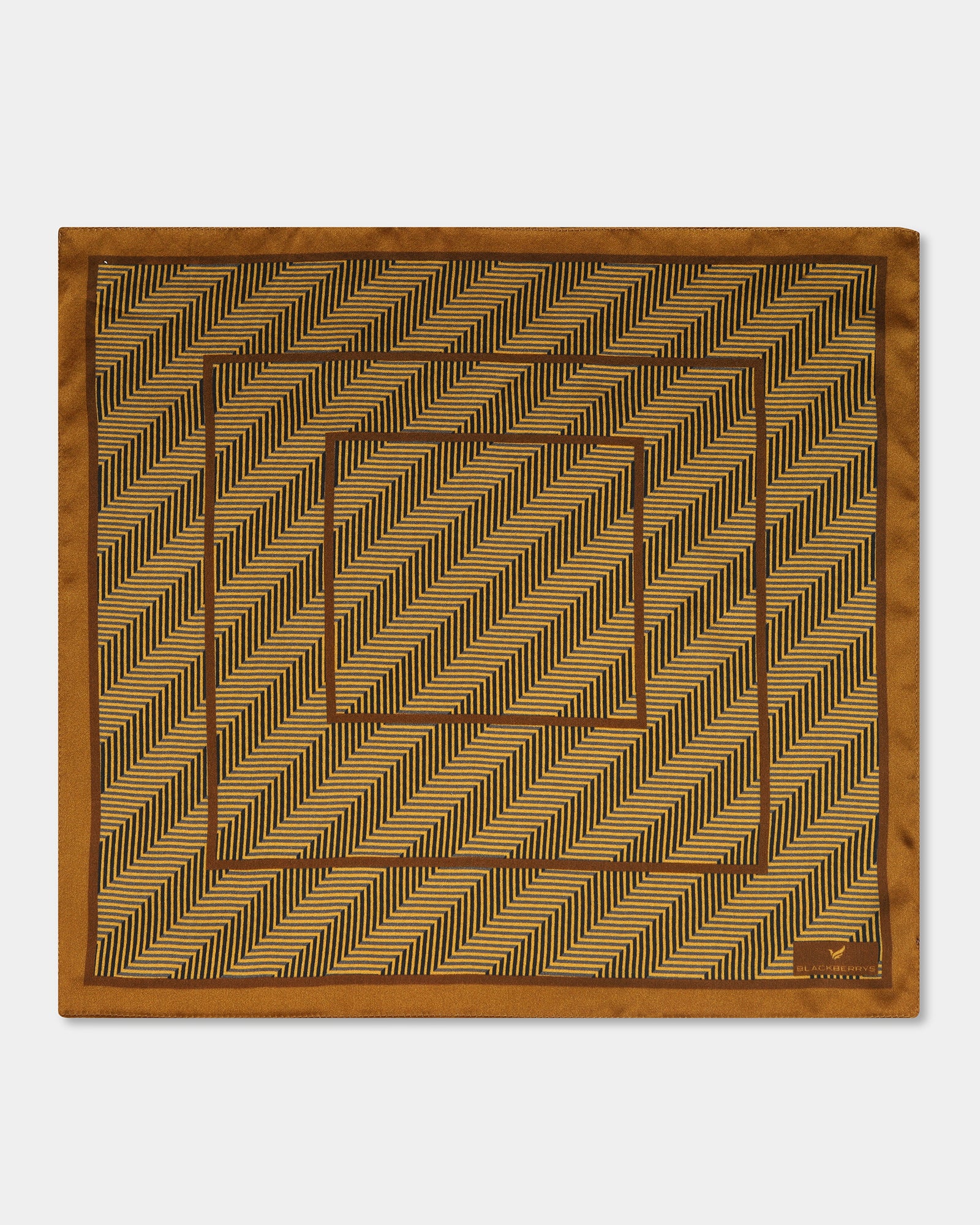 Accessories Regular Fit All Over Print Pocket Square