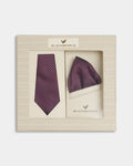 Purple Jacquard Tie - Doly