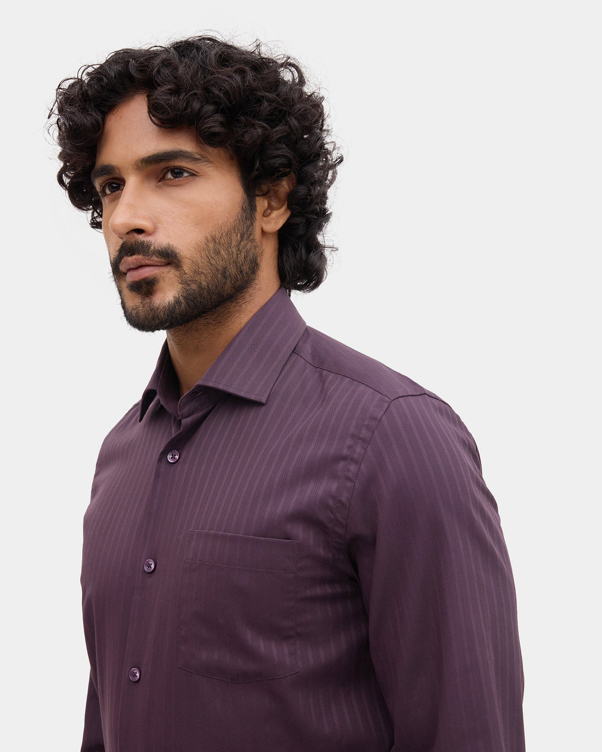 Purple Stripe Shirt - Celcius