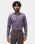 Purple Textured Shirt - Soben