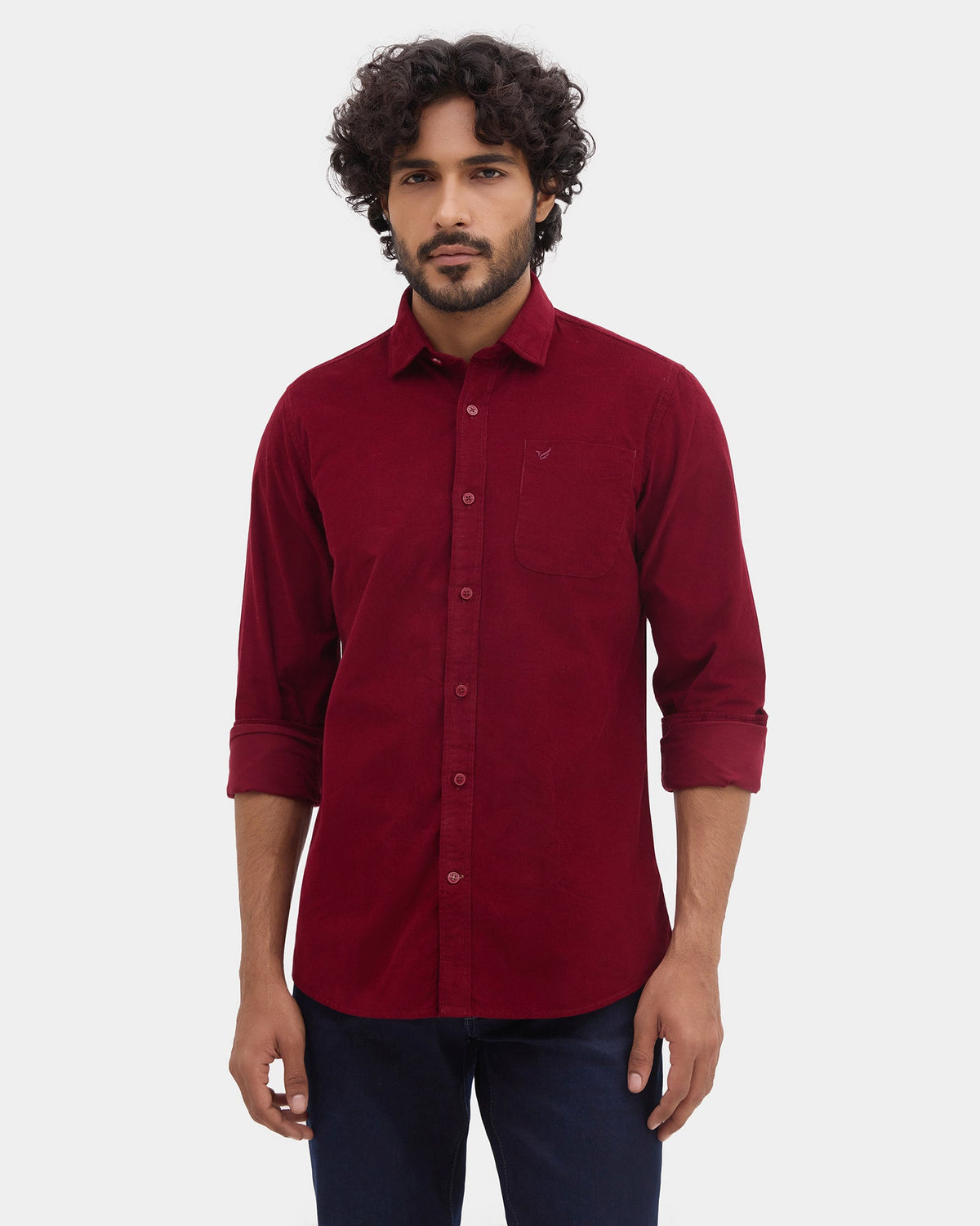 Red Corduroy Shirt - Ducord