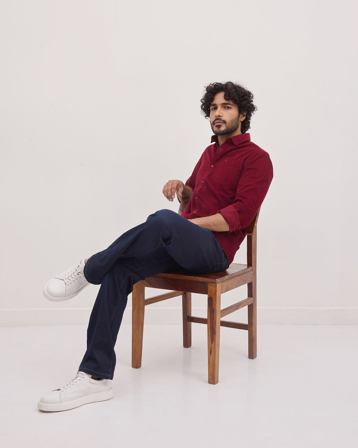 Red Corduroy Shirt - Ducord