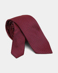 Red Jacquard Tie - Demi