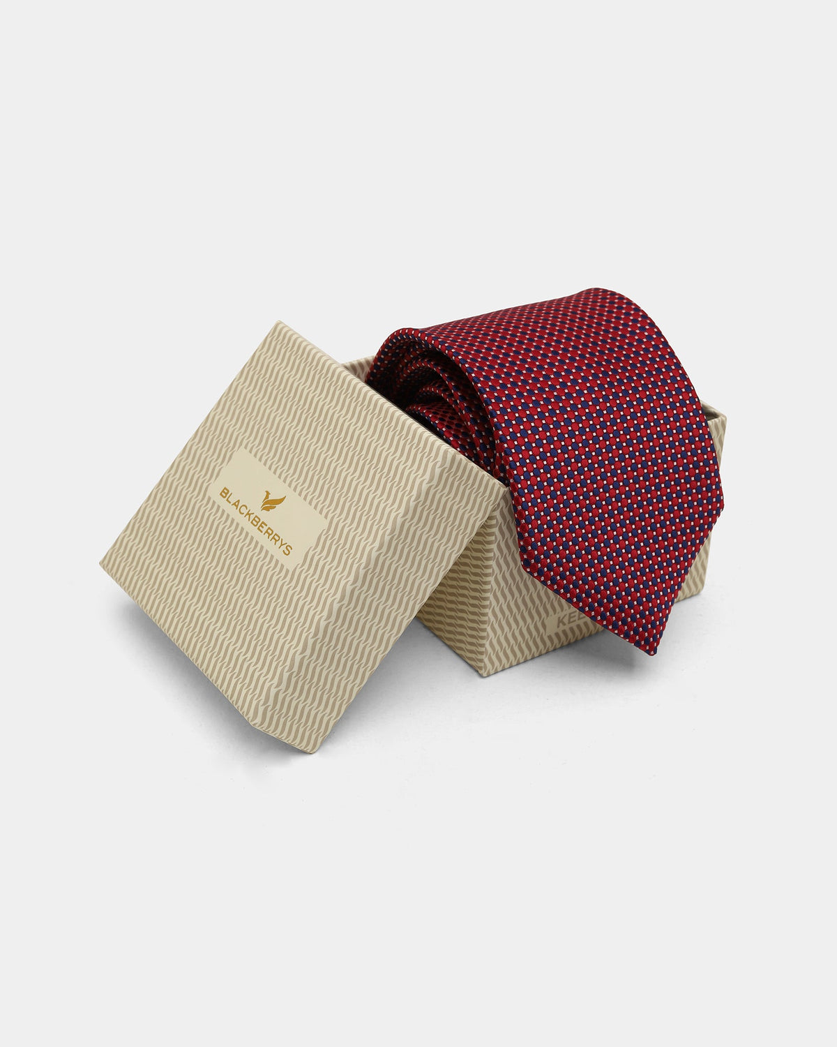 Red Jacquard Tie - Demi