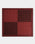 Red Maroon Printed 100% Silk Pocket Square - Bino