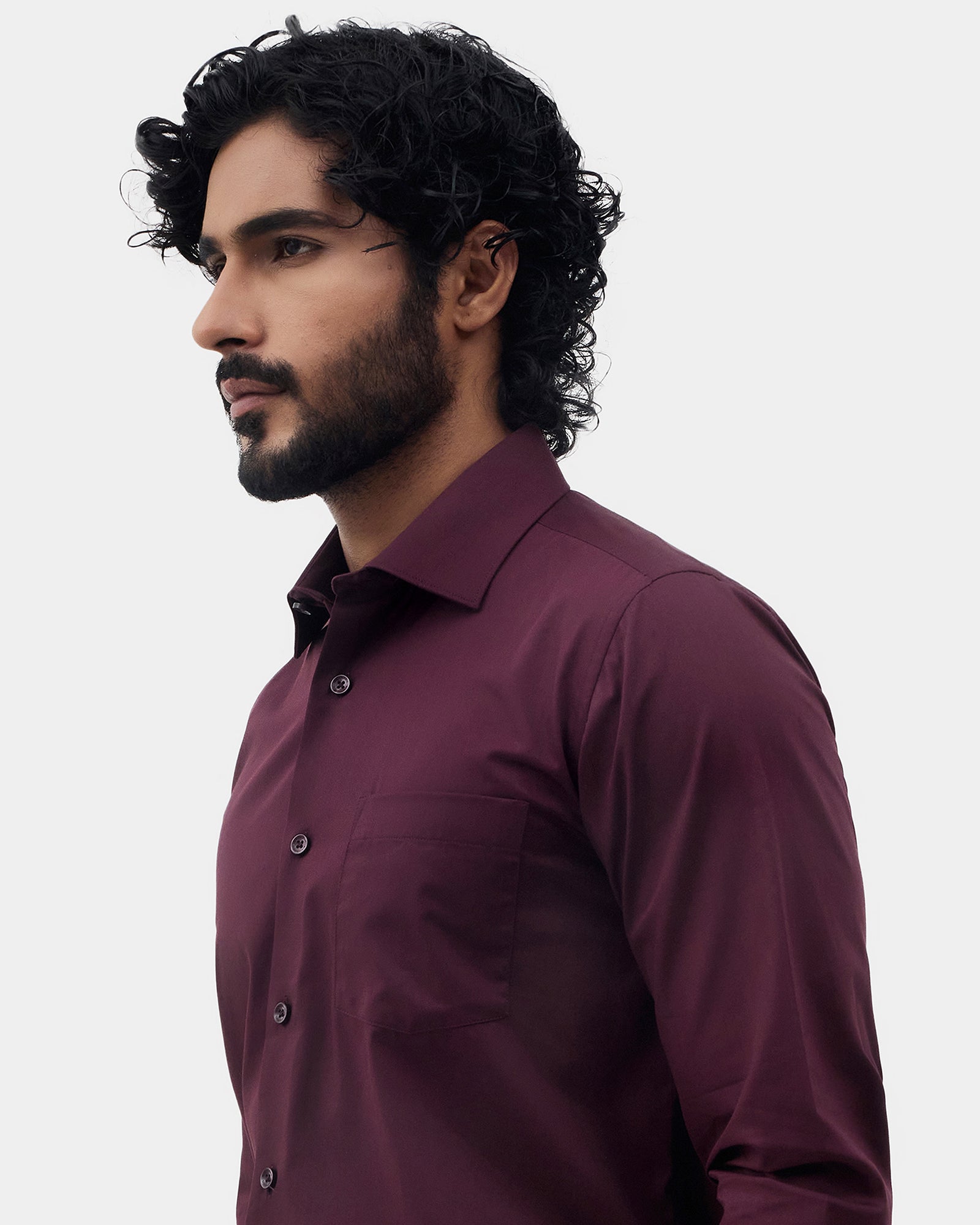 Red Solid Shirt - Drex