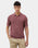 Rose Brown Solid Polo - Zoler