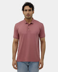 Rose Luxe Brown Solid Polo - Toll
