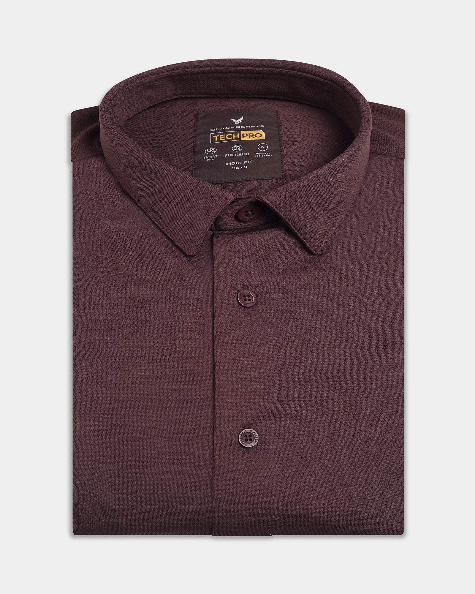 Rust TechPro Stripe Shirt - Keish