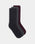Mercerised Cotton Crew Length Socks Pack of 3 - Brooks