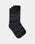Mercerised Cotton Crew Length Socks Pack of 3 - Blaze