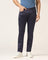 Slim Yonk Fit Navy Textured Jeans - Abto