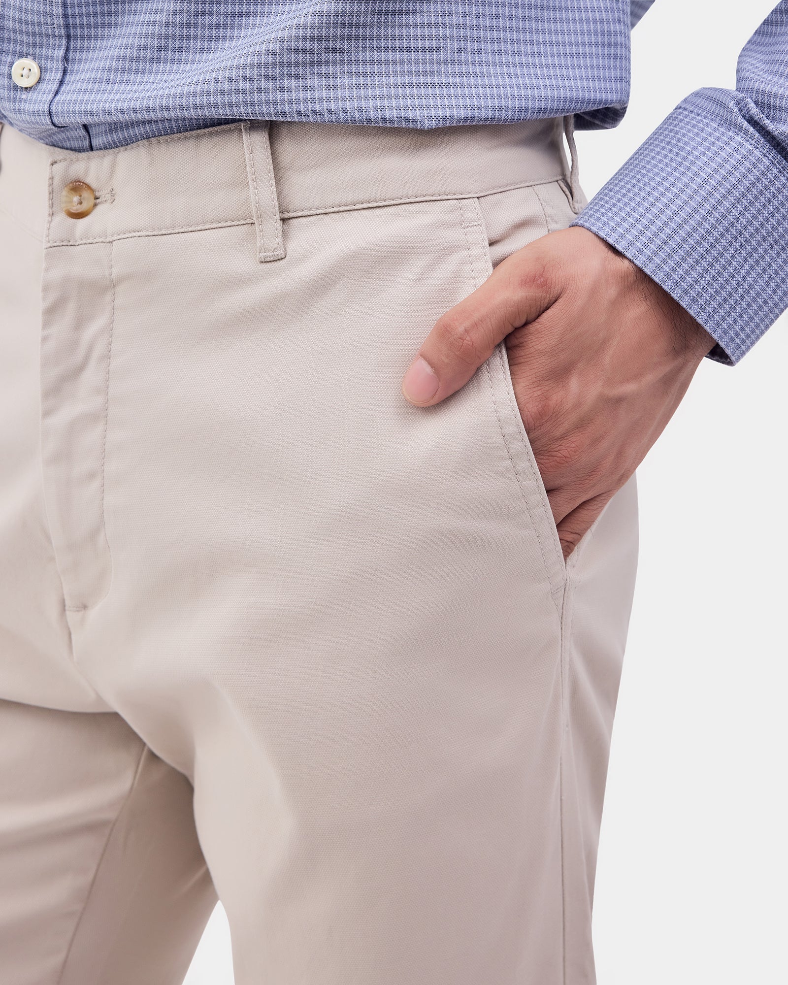Stone Textured Khakis - Kary