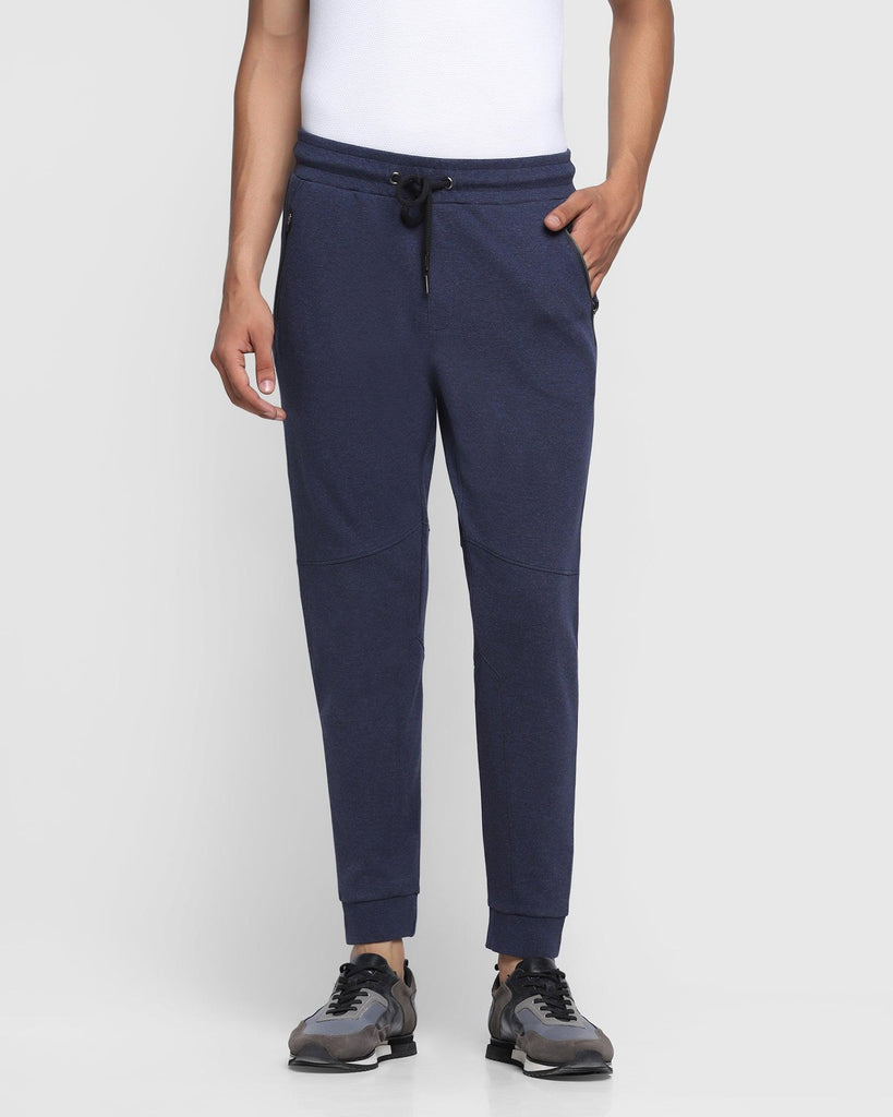 Casual Navy Solid Jogger - Menis