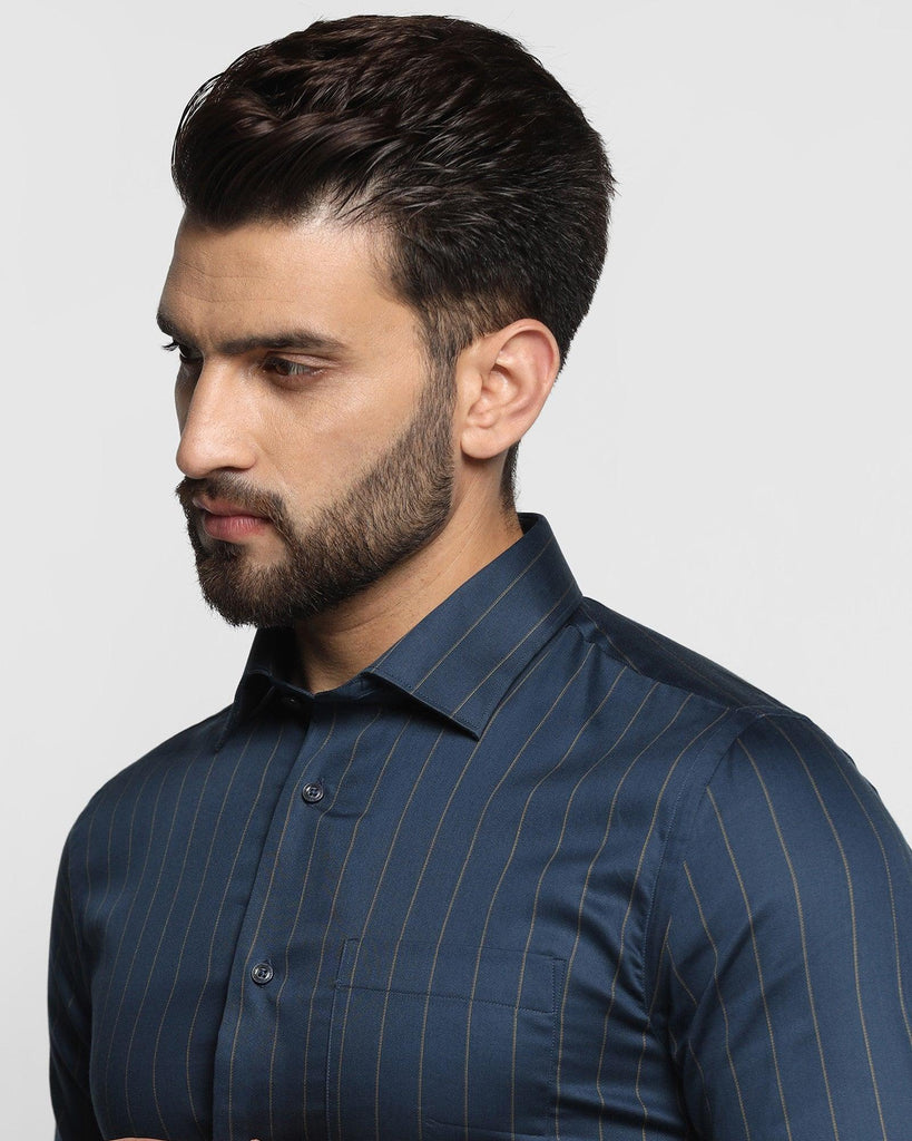 Formal Navy Striped Shirt - Hope