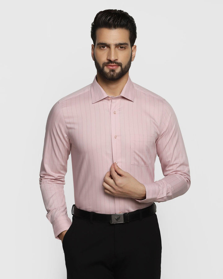 Formal Pink Striped Shirt - Snow