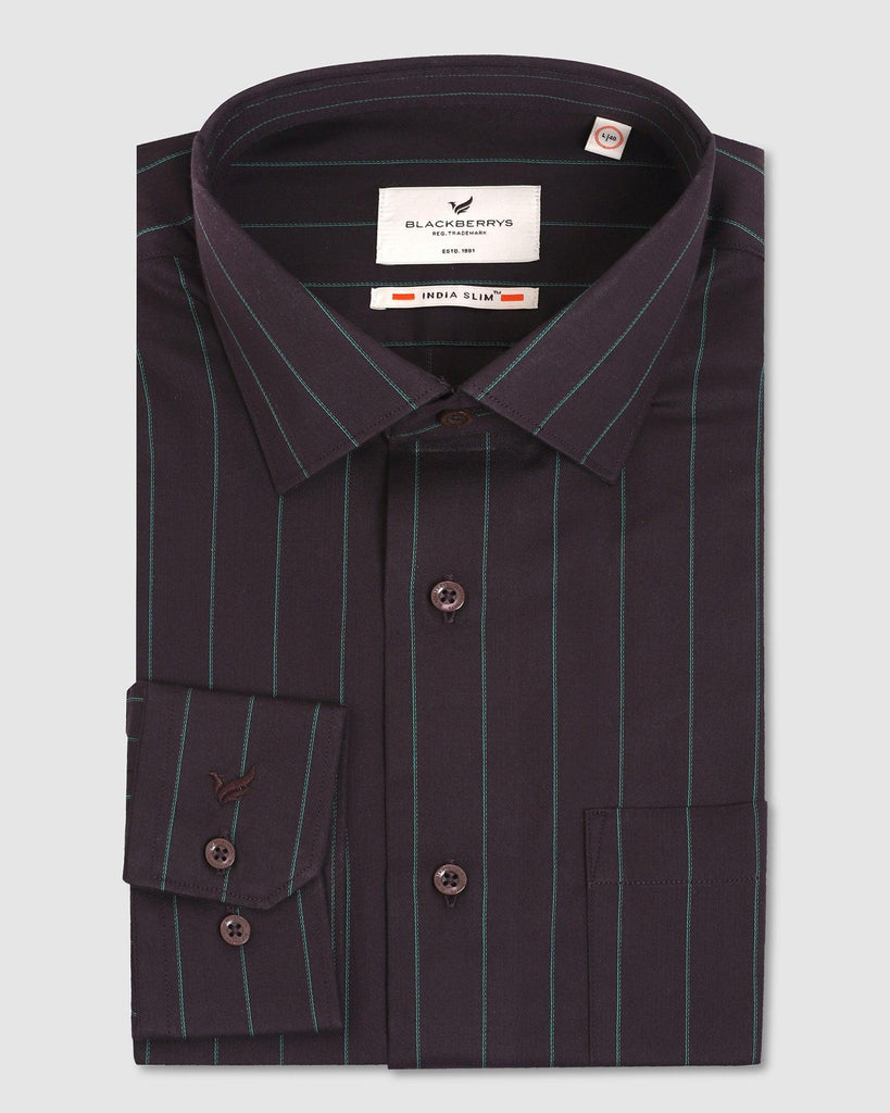 Formal Wine Striped Shirt - Hope