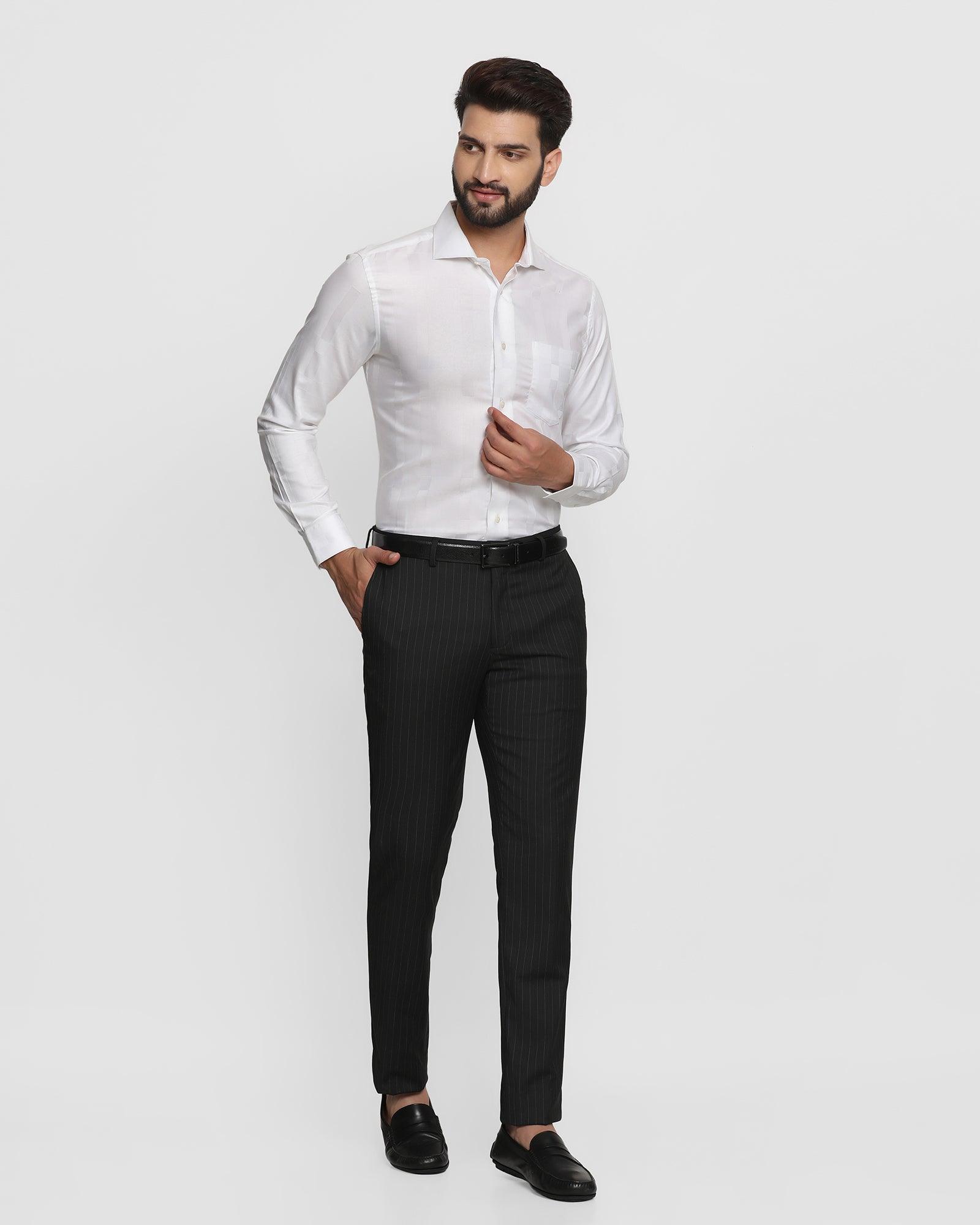Raymond Beige Contemporary Fit Formal Trouser - Buy Raymond Beige  Contemporary Fit Formal Trouser online in India