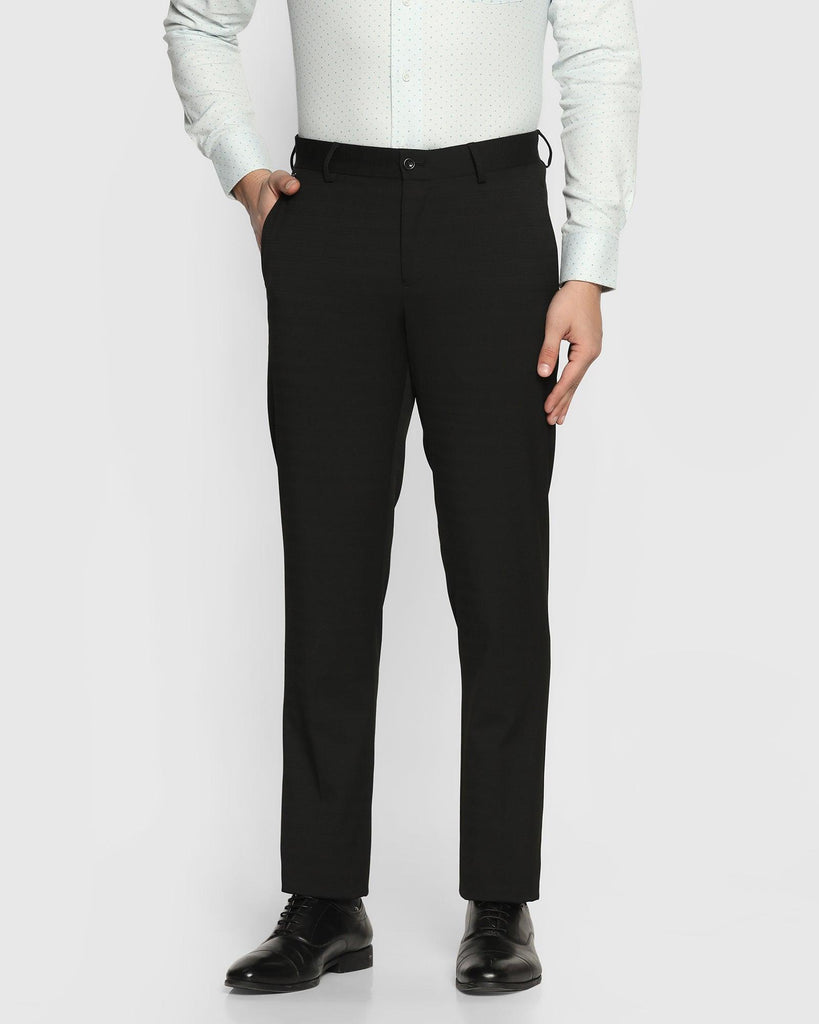 Slim Comfort B-95 Formal Black Striped Trouser - Crew